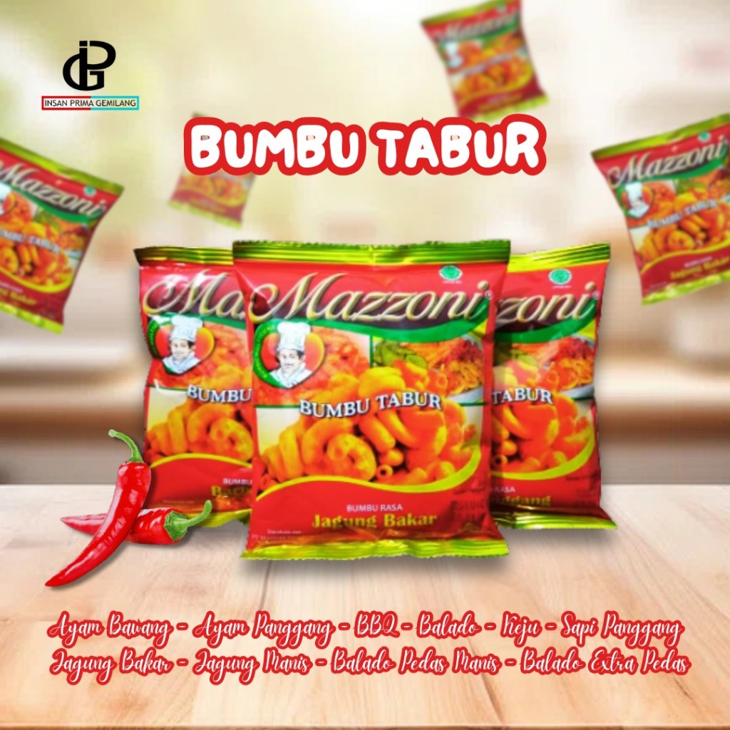 Jual Bumbu Tabur Mazzoni 100 Gram All Varian Rasa Shopee Indonesia 