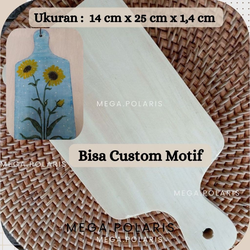 Jual Telenan Kayu Aesthetic - Talenan Lukis Gambar Bisa Custom | Shopee ...