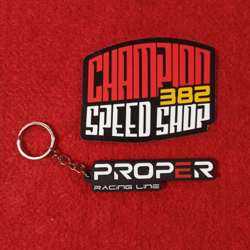 Jual Key Chain Gantungan Kunci PROPER RACING LINE Original | Shopee ...