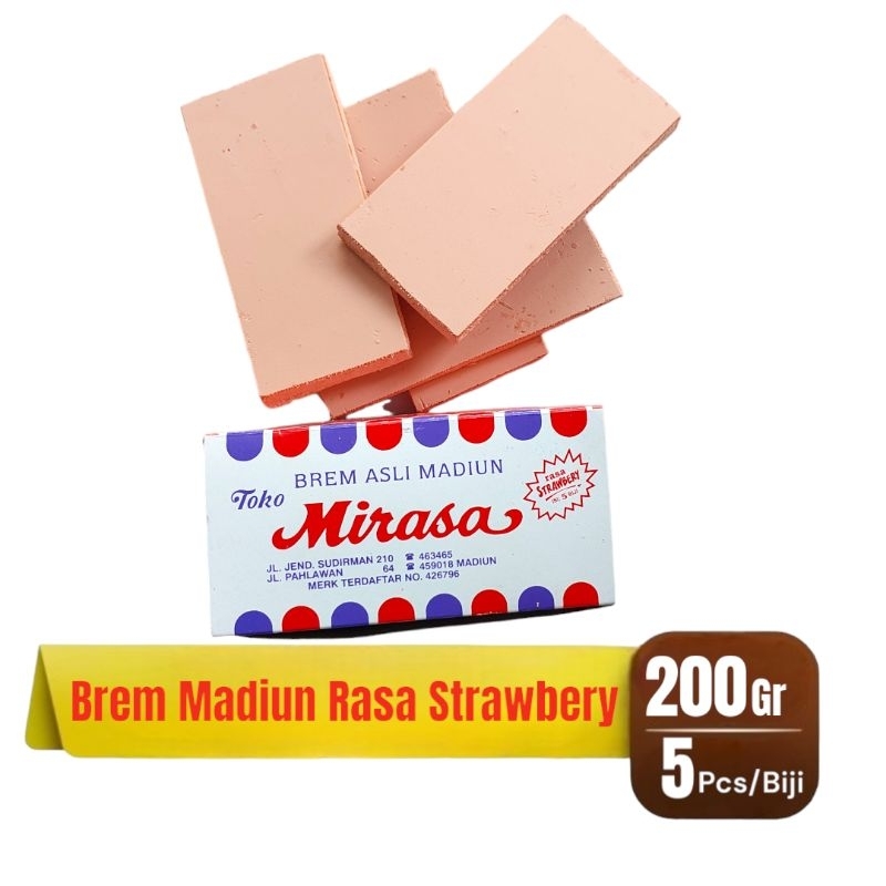 Jual Brem Madiun Mirasa Rasa Strawbery Oleh Oleh khas kota madiun ...