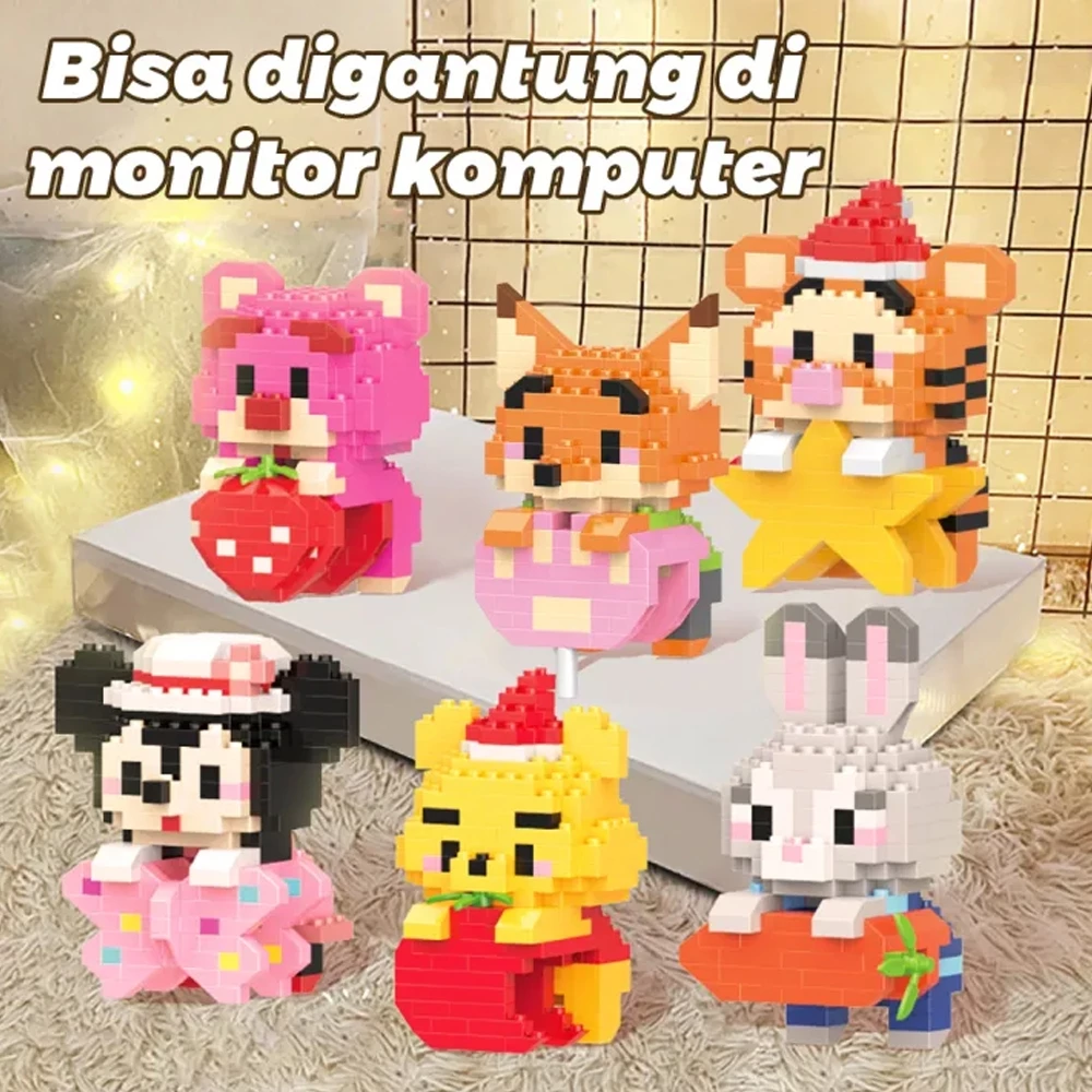 Bricks Make a Wish Life Nano Mainan Balok Susun Edukasi Anak Model DIY | AutoStock