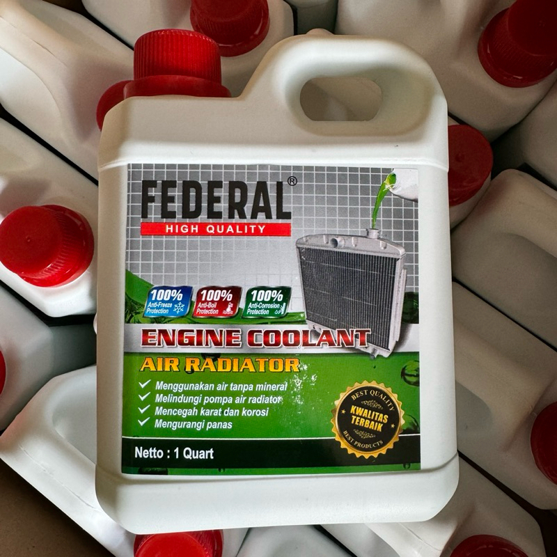 Jual Radiator Air Coolant federal 1 liter utk Pendingin Motor dan Mobil ...