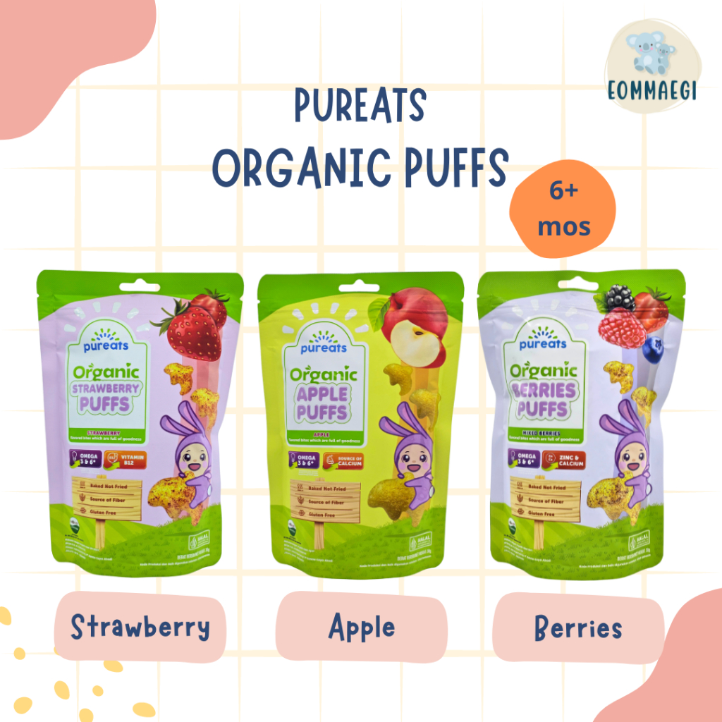 Jual Pureats Organic Puffs / Omega Puffs | Shopee Indonesia