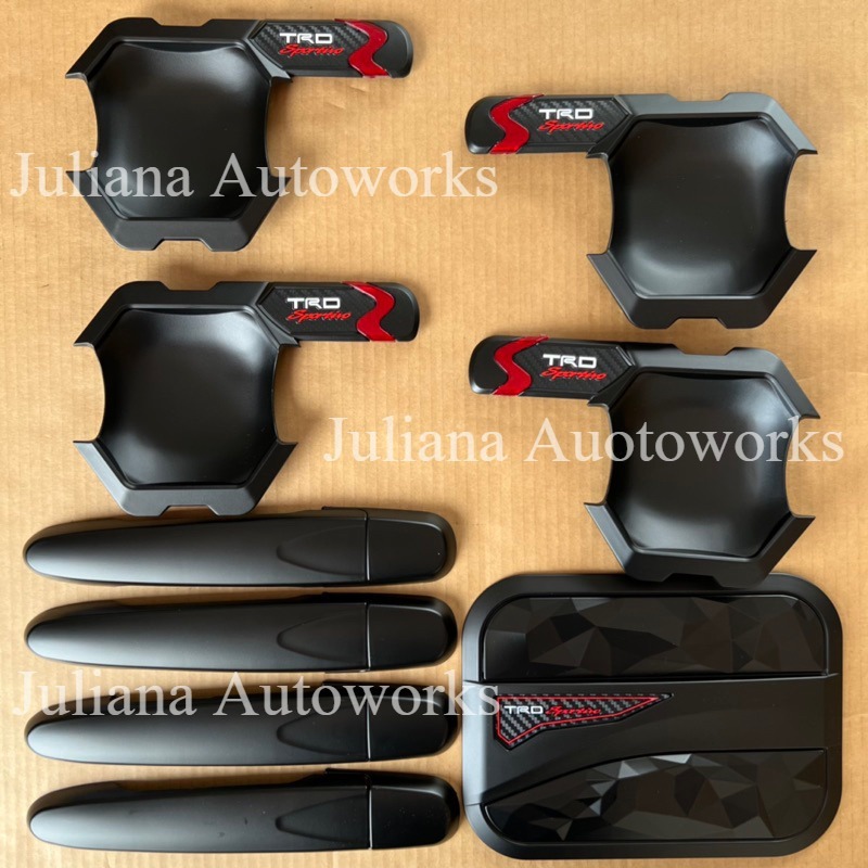 Jual Paket Outer Handle Tank Cover Bensin Calya Sigra Hitam Doff