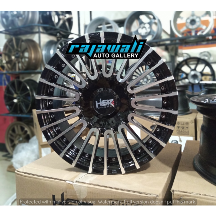 Jual Velg Mobil Elegant Hsr Ring 15 Lebar 6.5 Rata Type Amarasi buat ...