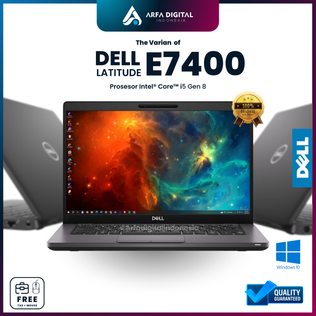 Jual Laptop Dell Latitude E7400 Core I5 Gen 8 RAM 8GB SSD 256GB Second ...