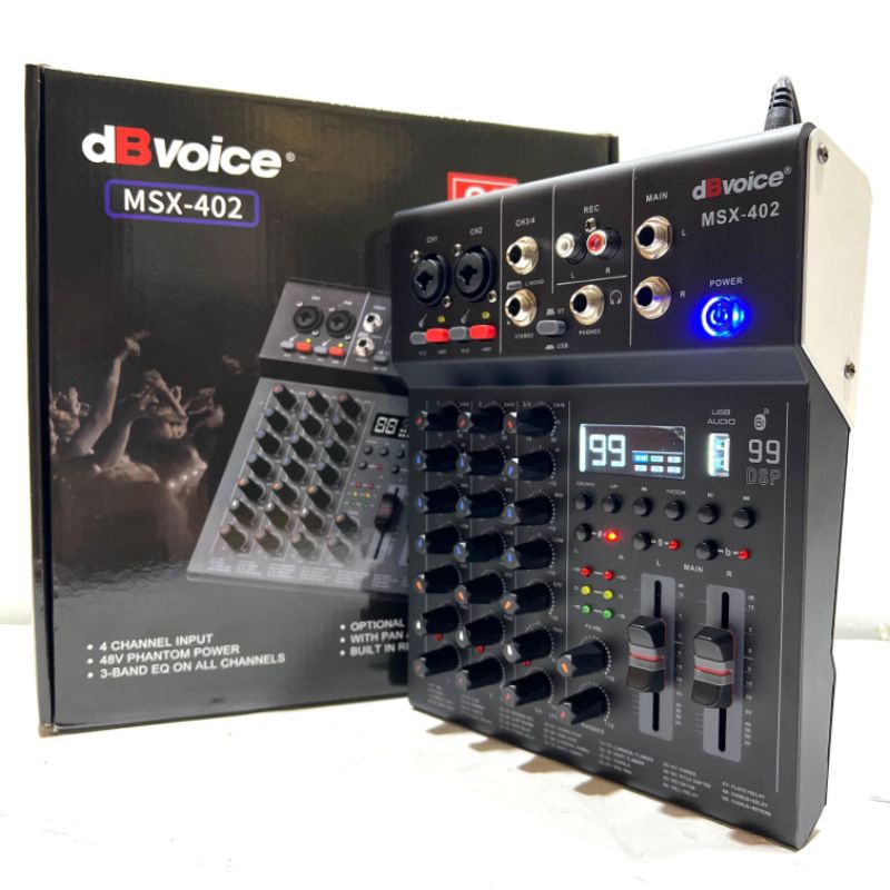 Jual Mixer dB Voice MSX 402 Original 4 Channel dbvoice MSX402 NewStar ...