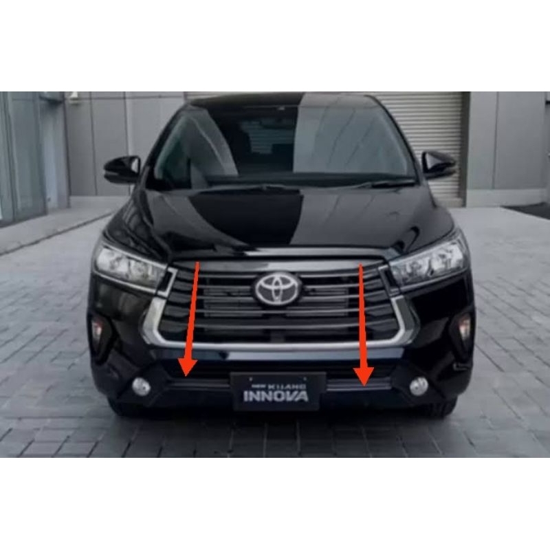 Jual Grille grill Bemper Bumper depan Innova Reborn Venturer Facelift ...