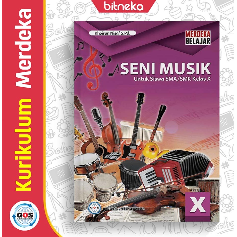 Jual Buku Siswa Seni Musik SMA/MA Kelas 10 Kurikulum Merdeka - GOS ...