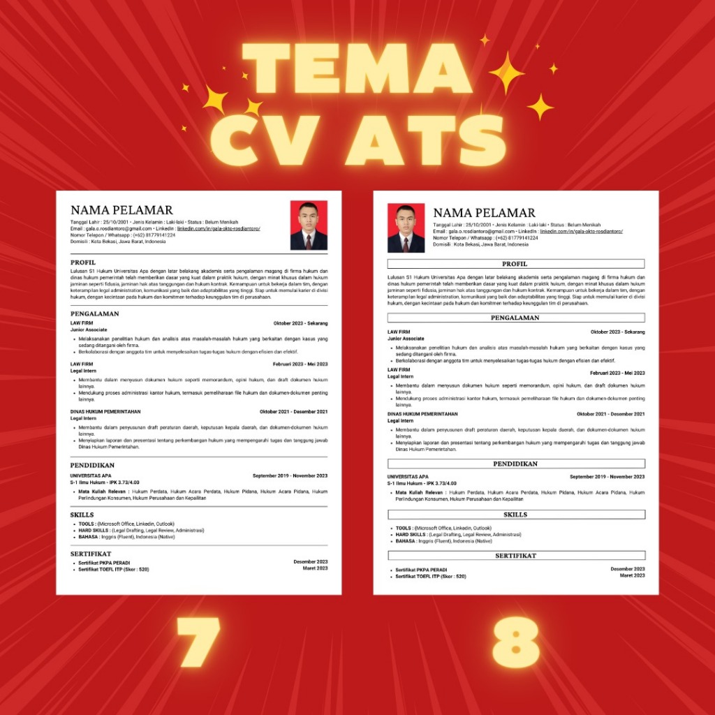 Jual JASA PEMBUATAN CV ATS / ATS FRIENDLY / CV ATS | Shopee Indonesia