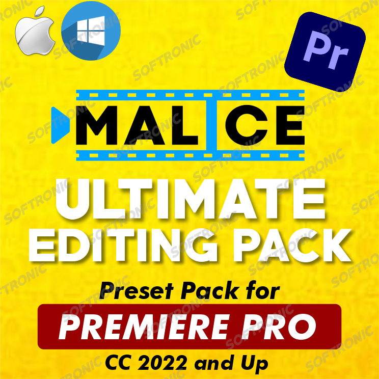 Jual Malice ULTIMATE Editing Pack Preset Pack for Premiere Pro Shopee