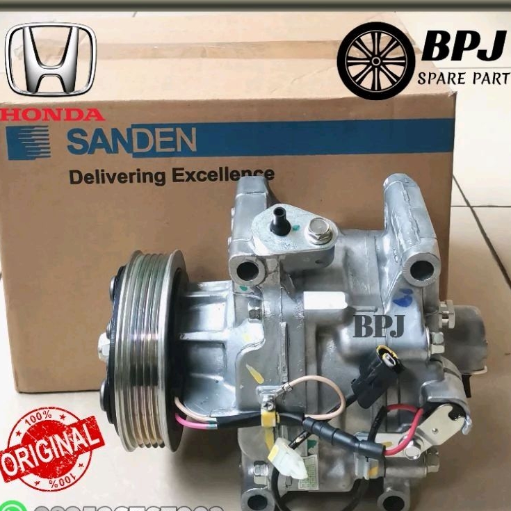 Jual Compressor Compresor Kompresor AC All New Honda Brio 1.2 1200cc ...