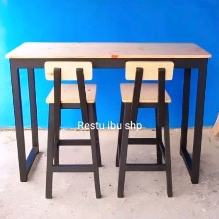 Jual meja caffe meja bar meja makan 110x40x90 | Shopee Indonesia