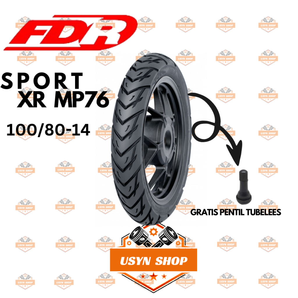 Jual Ban FDR Sport MP76 100/80 Ring 14 Racing Soft Compound Champion ...