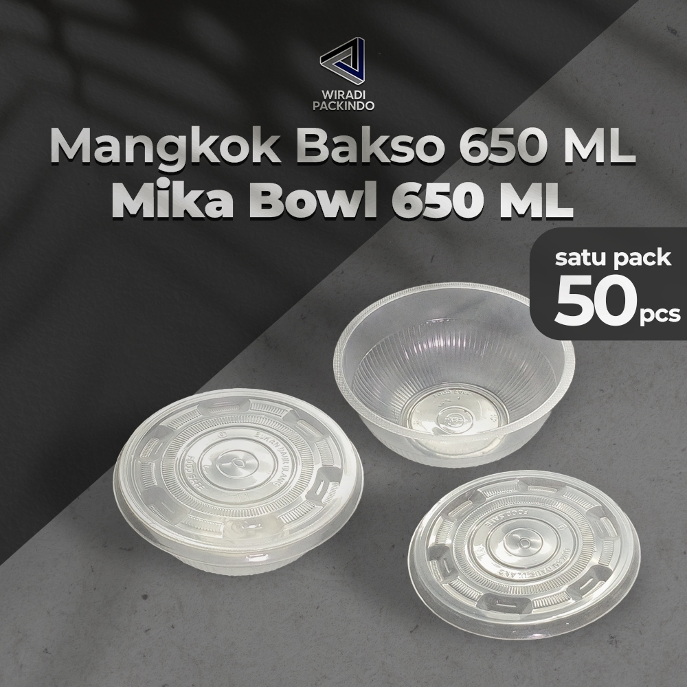 Jual Mangkok Bakso Ml Mangkuk Plastik Mika Plastik Tempat Sop Ml Bowl Ml