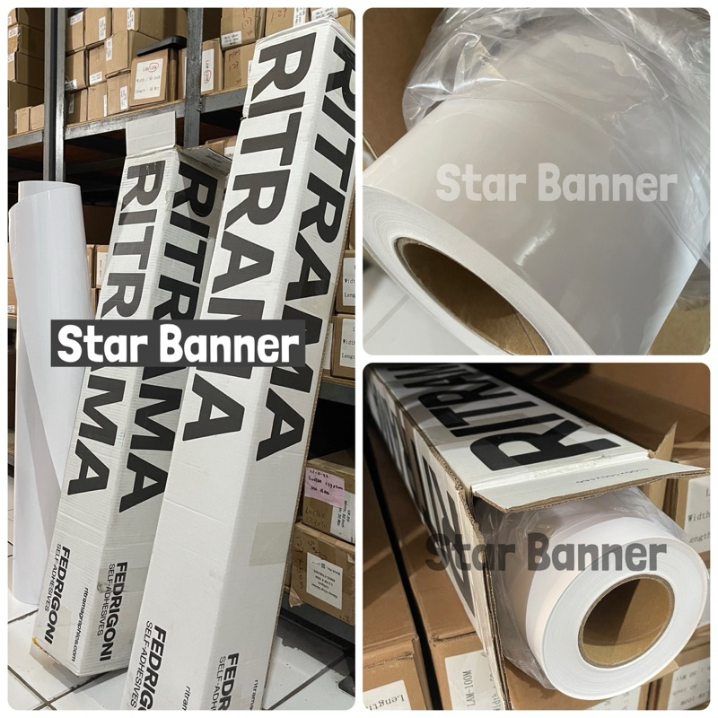 Jual Sticker Ritrama Glossy White | Shopee Indonesia