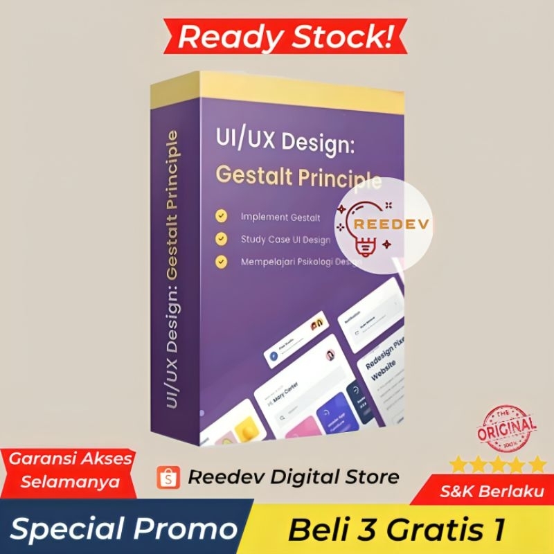 Jual Mahir UI/UX Design - Prinsip Gestalt - Reedev Digital Store ...