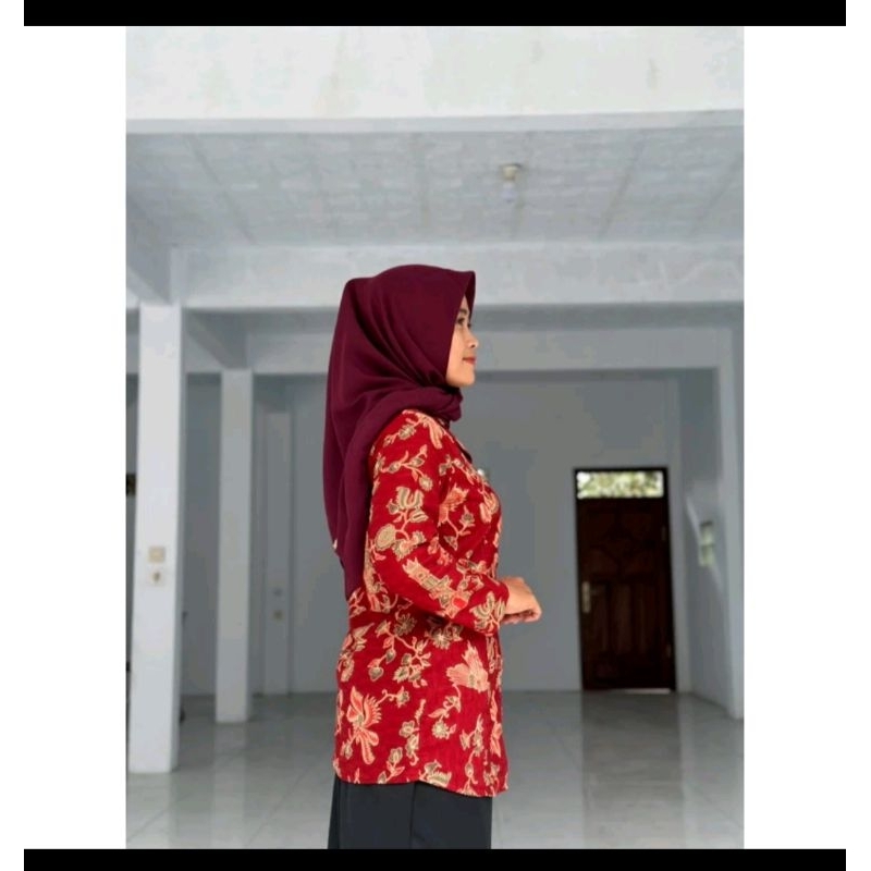 Jual Baju seragam batik DWP/dharmawanita persatuan lapis furing blouse ...