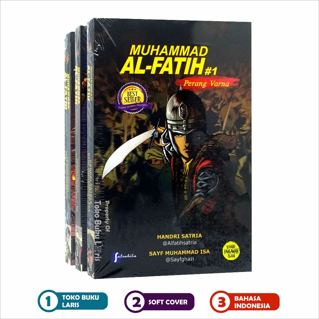 Jual Komik Muhammad Al-Fatih Jilid 1 2 3 Paket 3 Buku Alfatih ORIGINAL ...