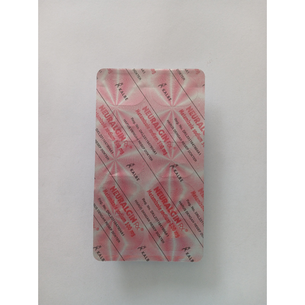 Jual NEURALGIN RX 500MG 1 STRIP 10 TABLET | Shopee Indonesia
