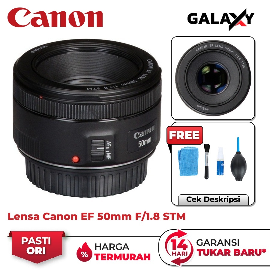 Lensa Canon EF 50mm F/1.8 STM