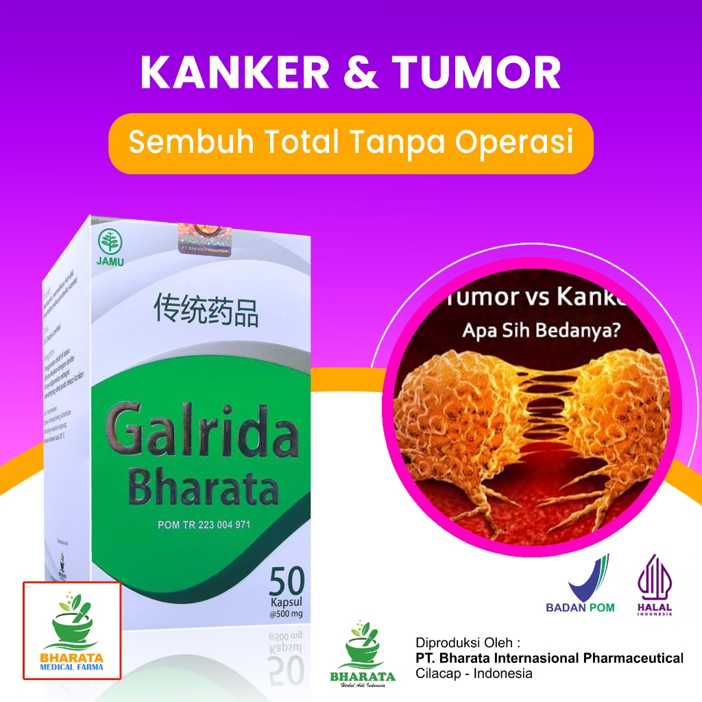 Obat Herbal Kanker, Tumor dan Kista - Galrida Bharata - Obat Kanker Serviks - Kanker Payudara