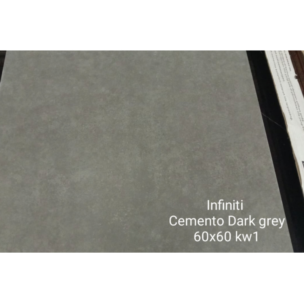 Jual INFINITY GRANIT TILE CEMENTO DARK GREY MATT 60X60 KW1 | Shopee ...