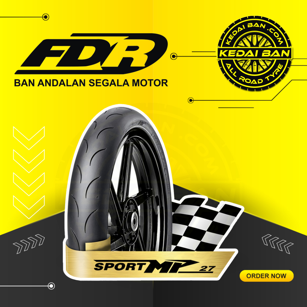 Jual Ban FDR Racing Matic MP 27 76 90/80-14 Soft Compound | Shopee ...