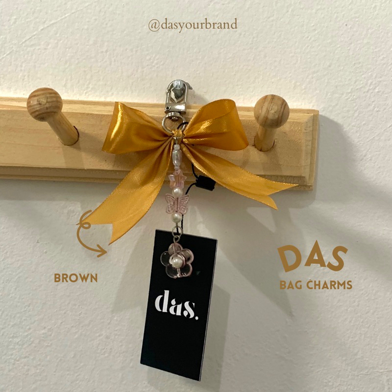 Jual DAS RIBBON BAG CHARM KEYCHAIN | Shopee Indonesia