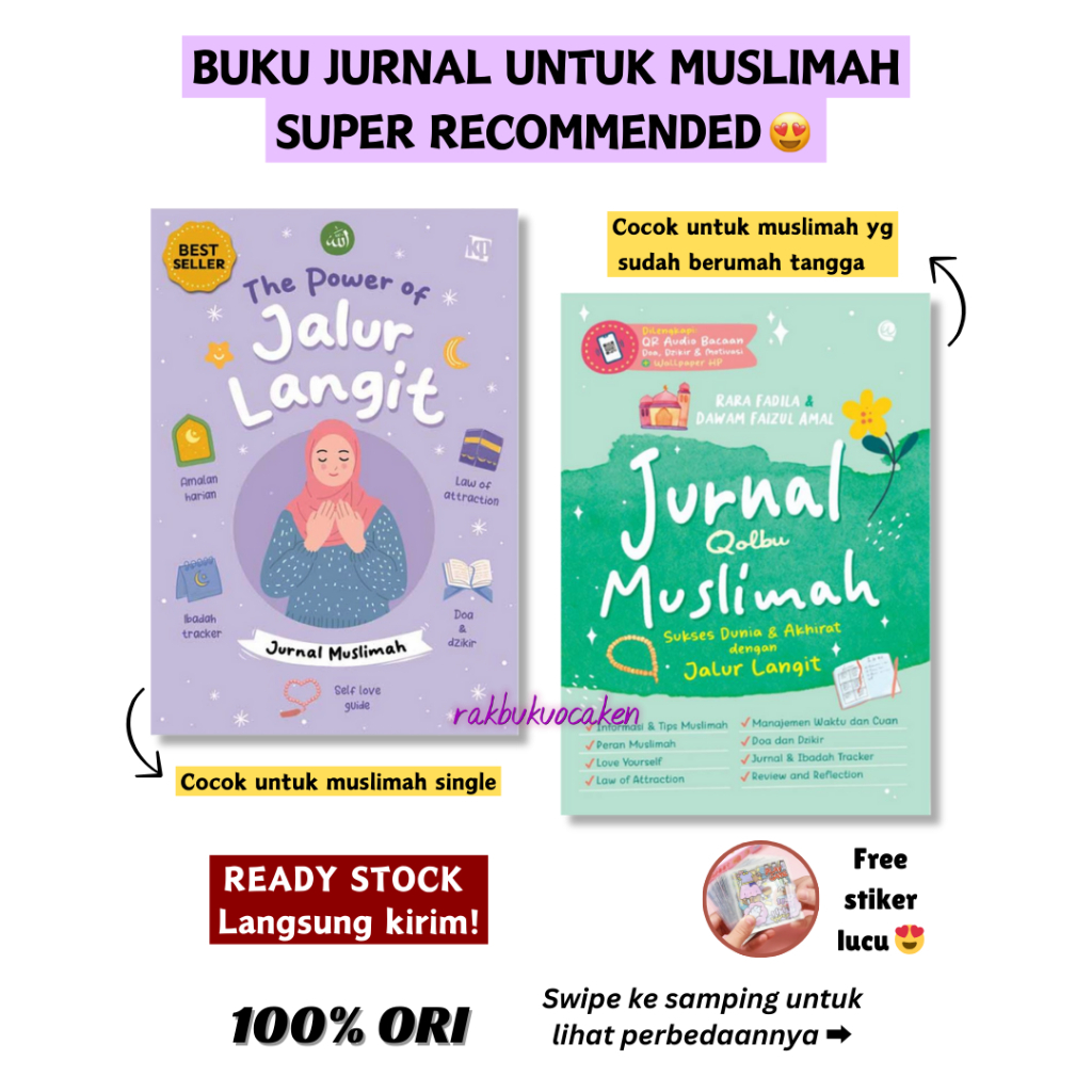 Jual ORIGINAL The Power Of Jalur Langit Jurnal Muslimah/Jurnal Qolbu ...