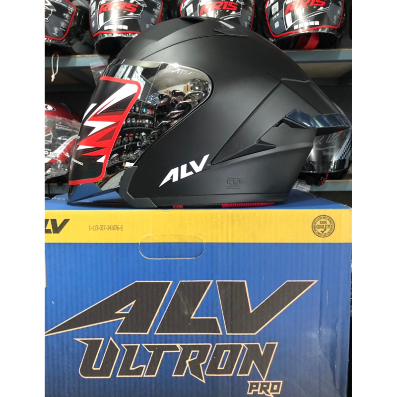 Jual HELM ALV ULTRON PRO BLACK DOFF | Shopee Indonesia