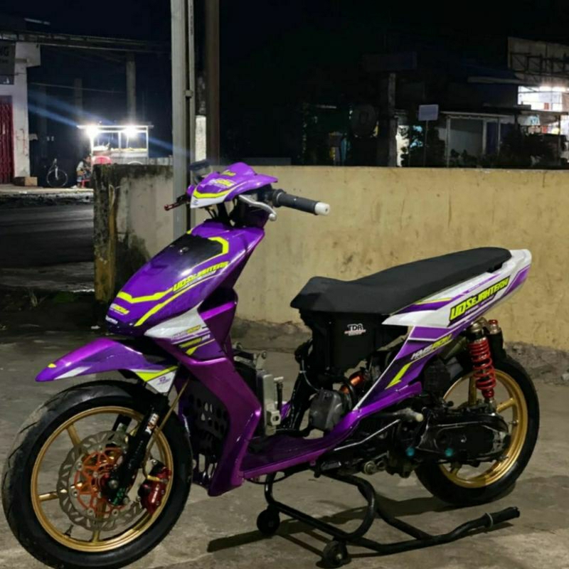 Jual Decal Striping Stiker Full Bodiy Beat Karbu Old Road Race