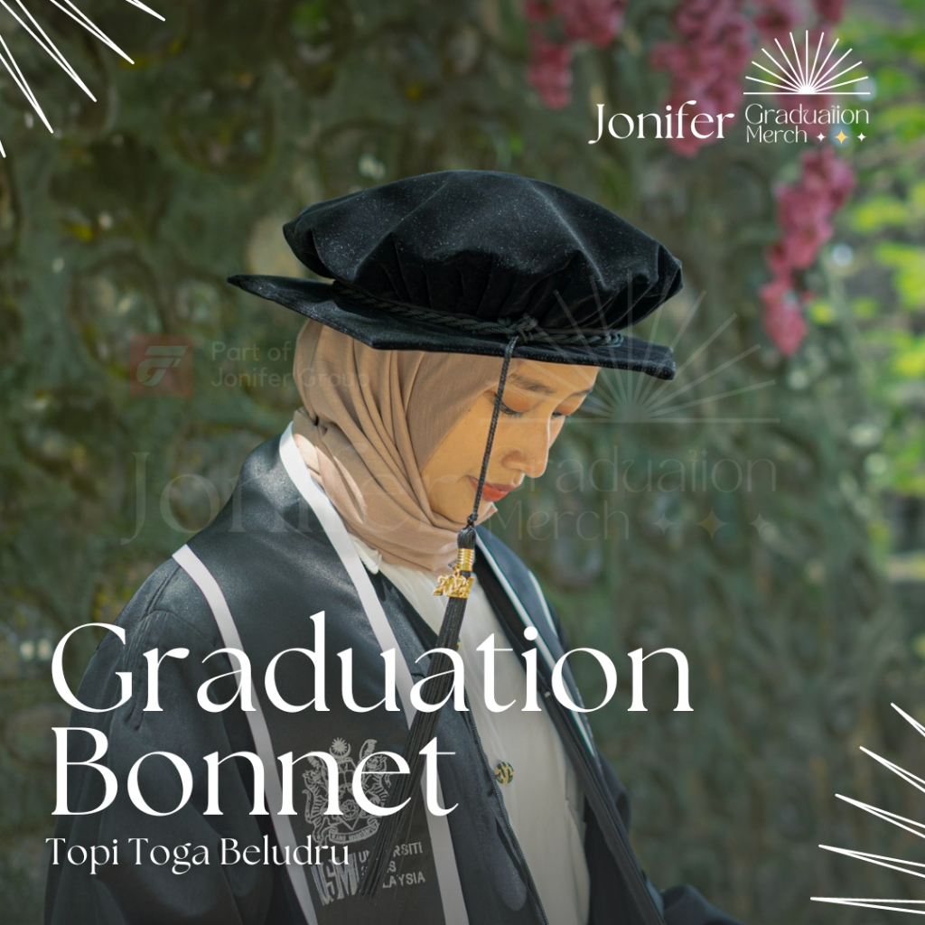 Jual Topi Toga Wisuda Beludru - Graduation Cap - Bonnet cap - Topi toga ...