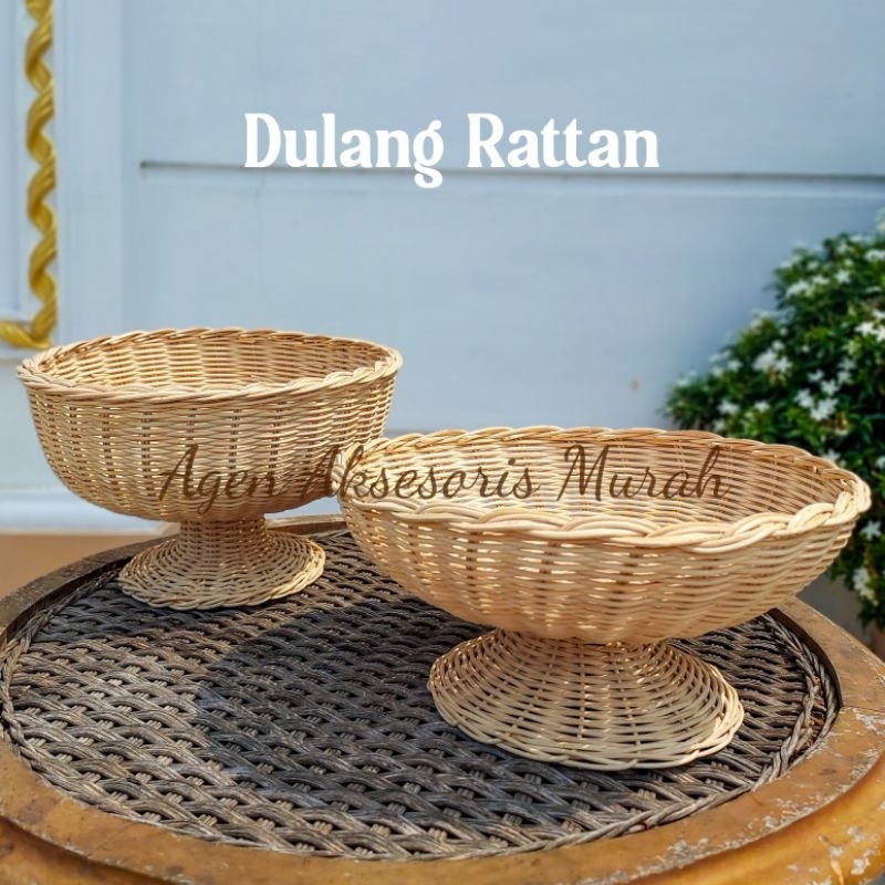 Jual Dulang Rotan - Keranjang Rotan Tempat Buah/Standing Buah/Cake Tier ...
