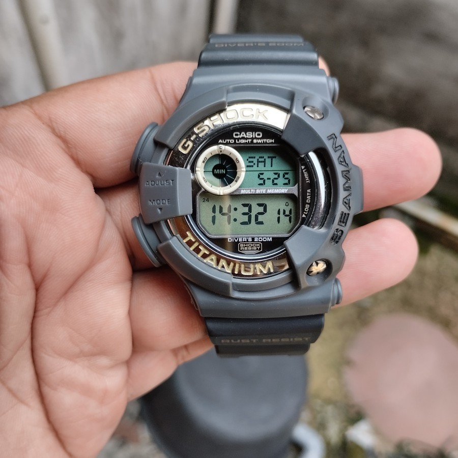 Gshock Frogman Dw 9900 Bezel Jual G Shock DW 9900 1B Frogman BNB  Aftermarket Original Second