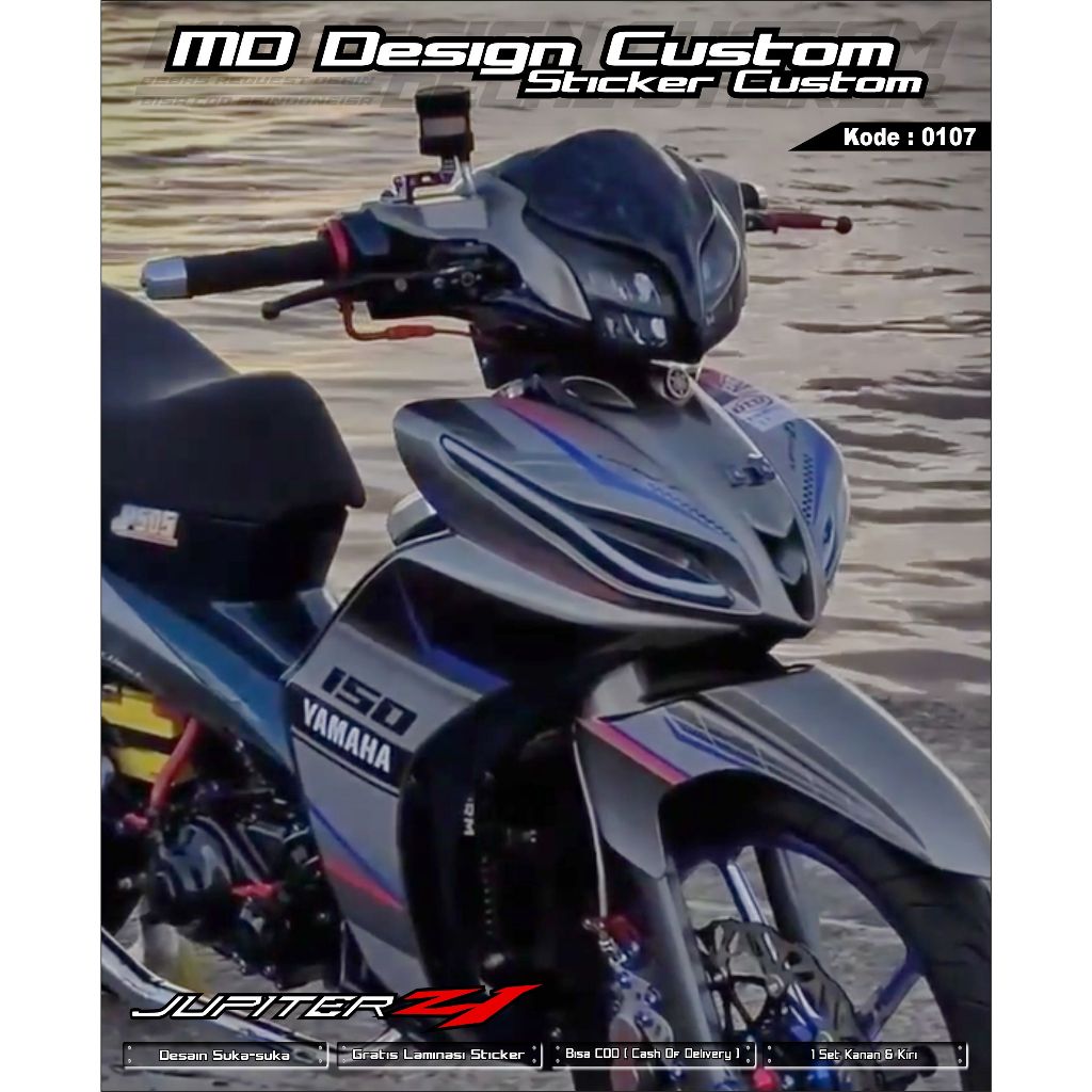 Jual 0107 (COD) Sticker Decal Jupiter Z1 FullBody Bebas Request DEsain ...