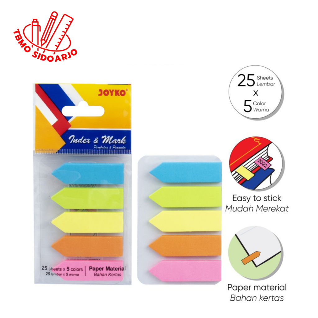 Jual TBMO Index Mark Penanda Pembatas Joyko IM-46 Kertas | Shopee Indonesia