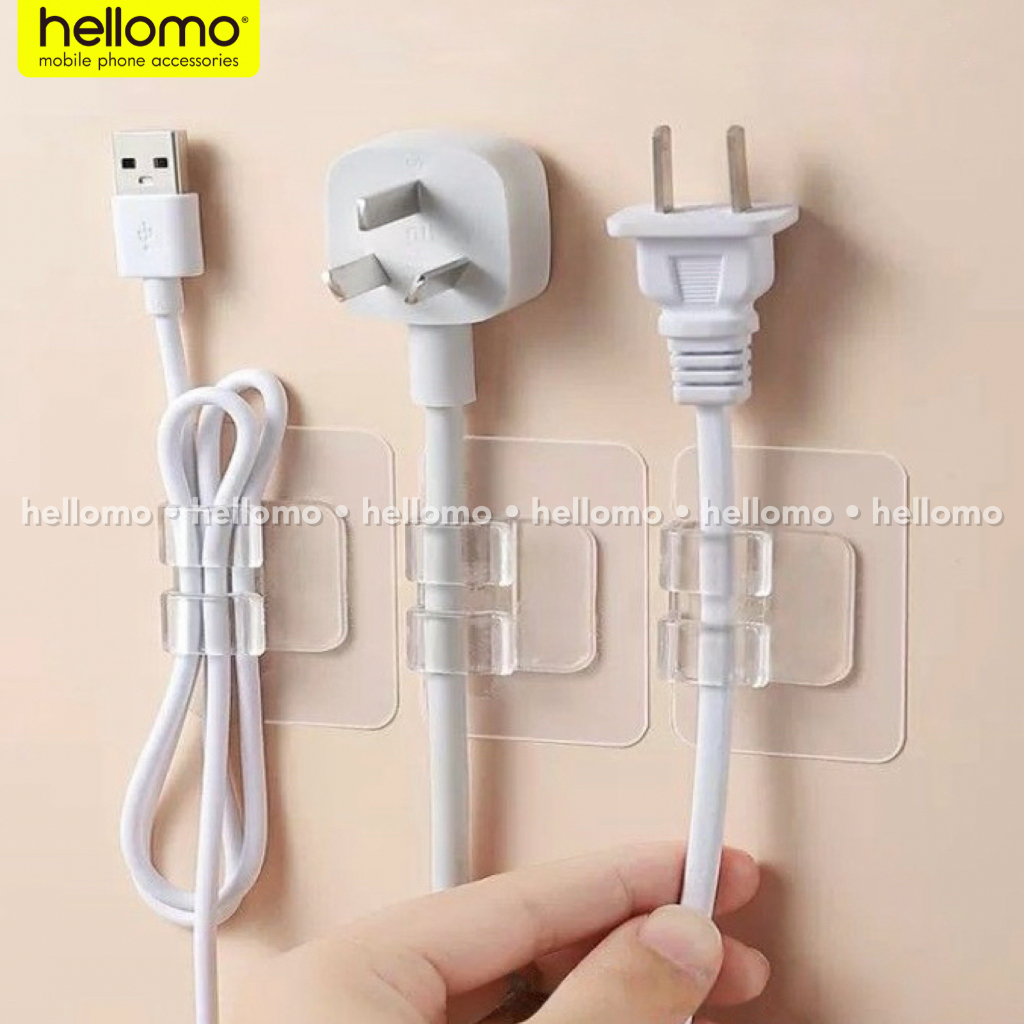 Jual Pengikat Kabel Klem Perapih Klip Kabel Tempel Dinding Clip Cable