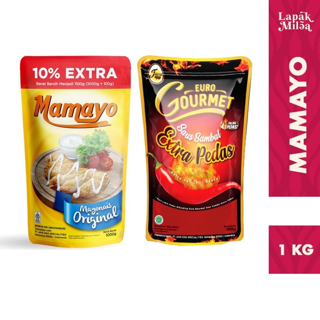 Jual Kilo Mamayo Mayonaise Kg Mayones Original Mayonais Saus Gourmet Extra Pedas Sambal