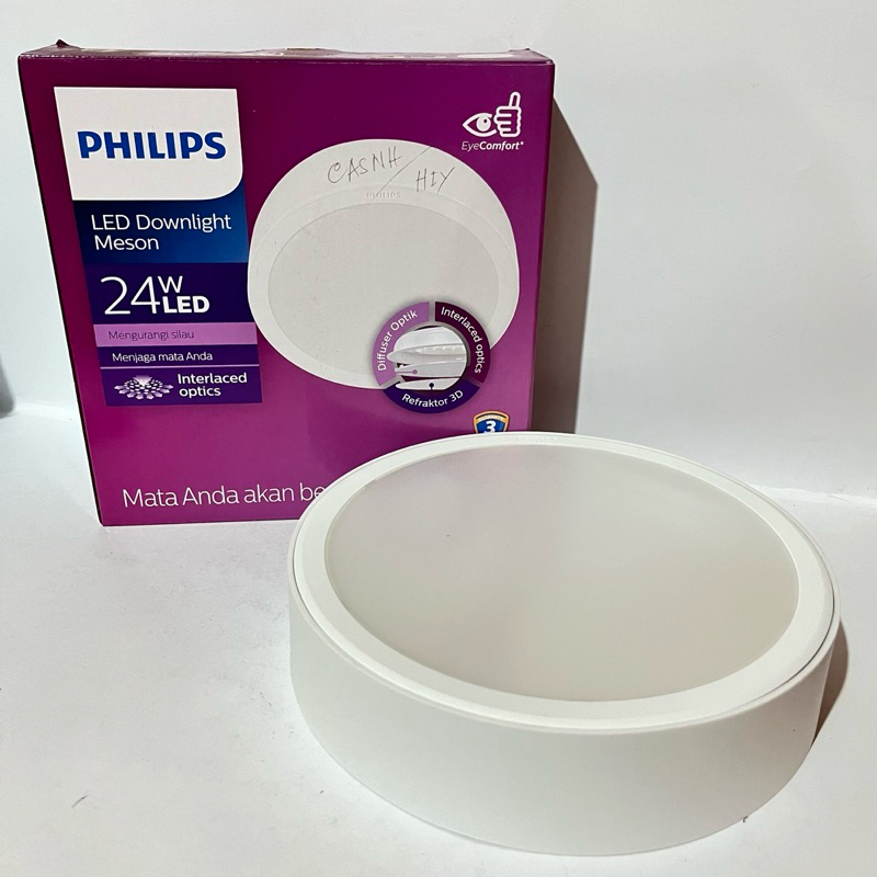 Jual Philips Lampu Plafon Downlight Meson Panel Light LED Putih Cool ...