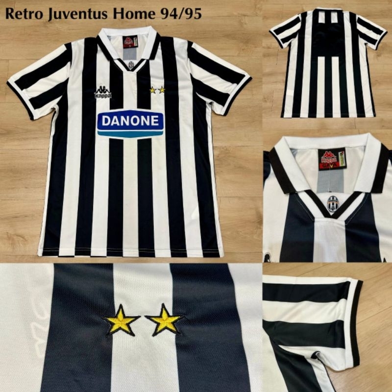 Jual jersey retro juve h 94/95 versi fans kualitas terbaik grade ori ...