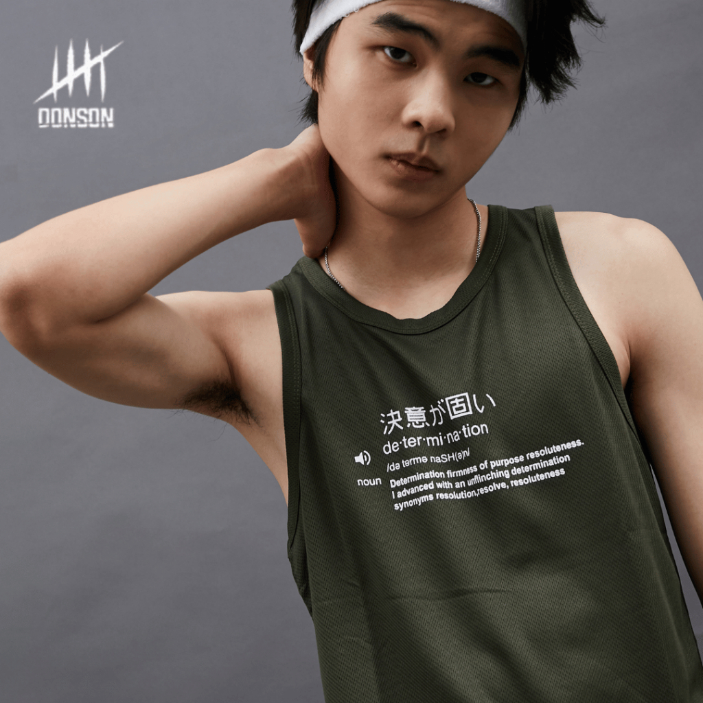 Jual DONSON Sportswear Sleeveless Tank Top Determination Definition ...