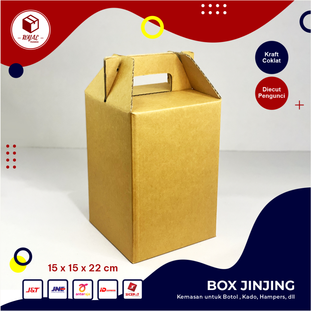 Jual Box ( 15 x 15 x 22 cm ) Box Kuker 500 gr isi 3 Toples - JinjingBox ...