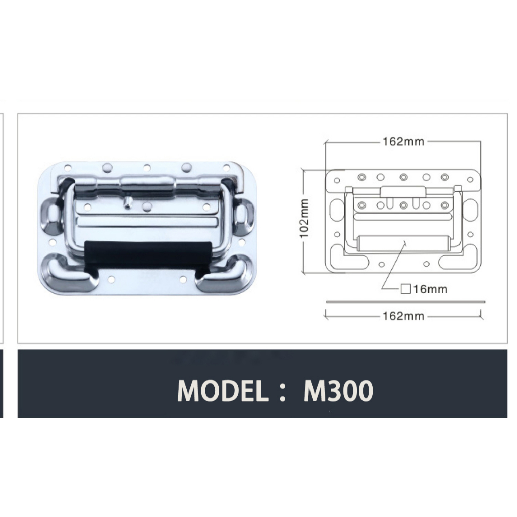 Jual Hardcase Besi Silver Handle Tempel Box besar handel box Flightcase ...
