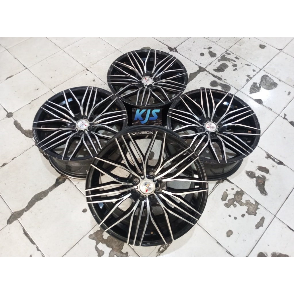 Jual READY STOK VELG RACING SECOND MODEL RACING RH VISION RING 17 PCD ...