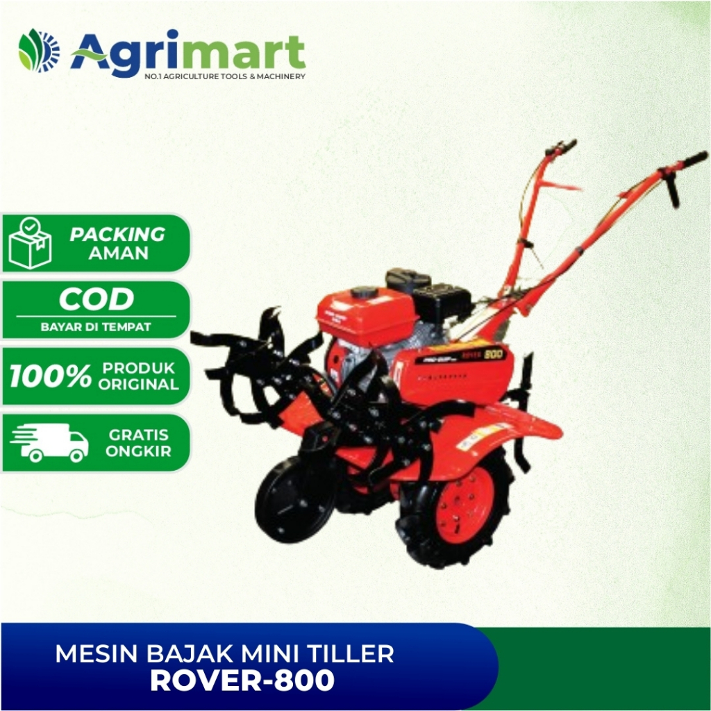 Jual Mesin Traktor Sawah Bajak Mini Tiller Cultivator Proquip Rover 800 ...