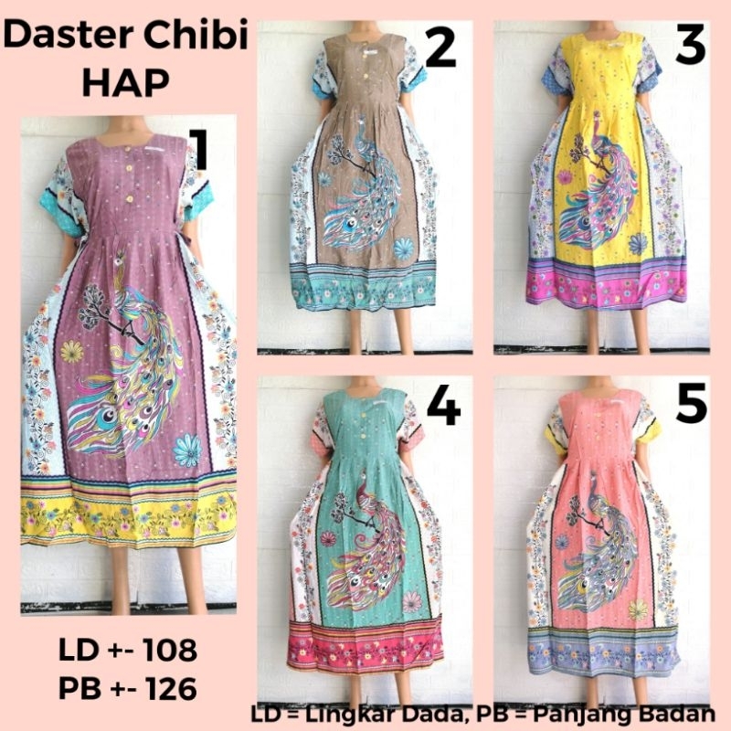 Jual DASTER CHIBI LENGAN HAP DASTER MODERN KEKINIAN DASTER ADEM PFWL ...