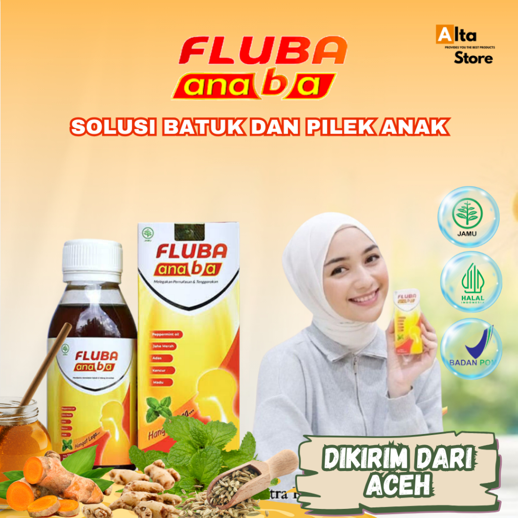 Jual FLUBA ANABA - Obat Batuk dan Flu Anak dan Dewasa, Paling Ampuh ...