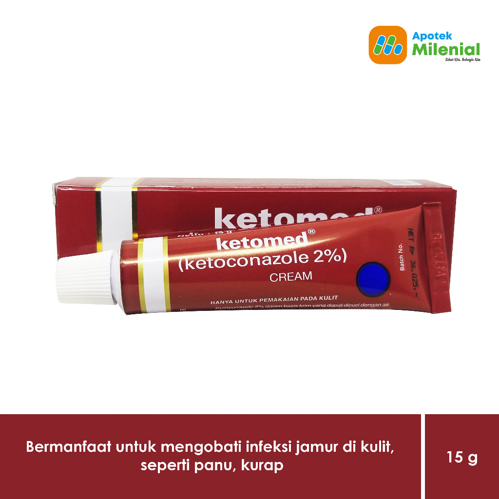 Jual Ketomed 2% Cream 15 G / Mengatasi Permasalahan Kulit Karena Jamur ...