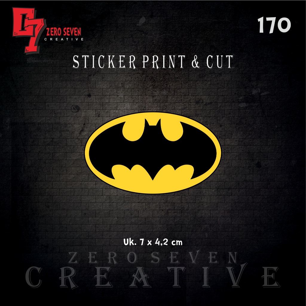 Jual STIKER BATMAN,STIKER LOGO BATMAN / STIKER MOTOR / TUMBLER / LAPTOP ...